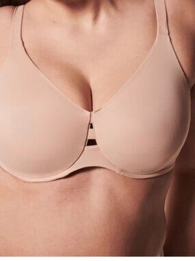 SPANX Low Profile Minimizer Bra Woman 38DD Tan Underwired High Coverage 30035R